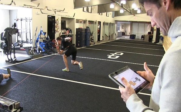 Video: Ben Prentiss training NHL athletes with 1080 Motion systems