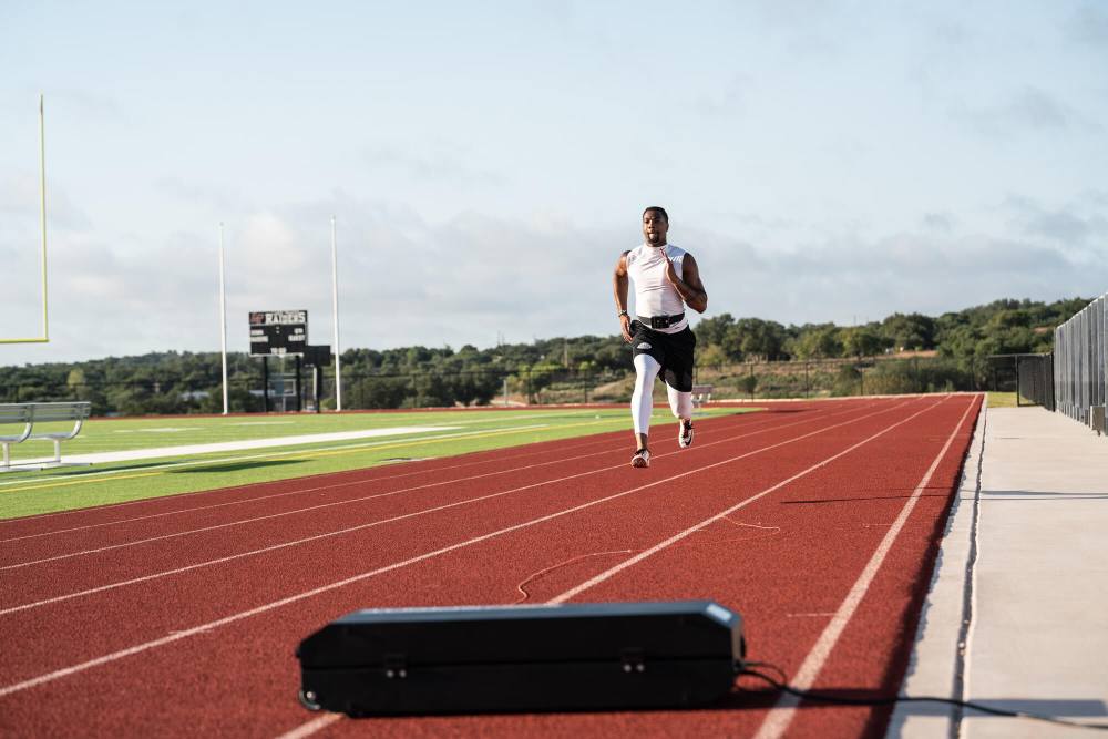 Vmax for short sprint performance at NFL Combine